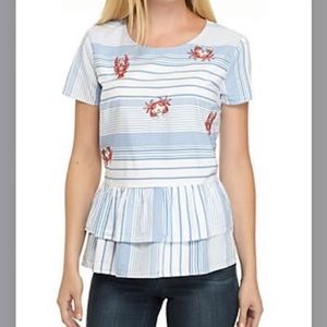 Crown and ivy crab shirt